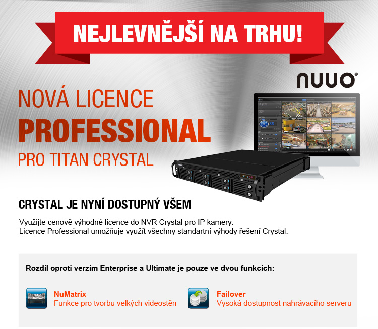 Nejlevněji na trhu - nová licence Professional pro Titan Crystal