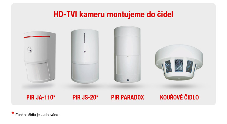 AVTECH - mini a maskované HD-TVI kamery pouze ve VIAKOMU